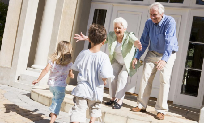 Grandparents Looks After Their Grandchildren during School Holidays