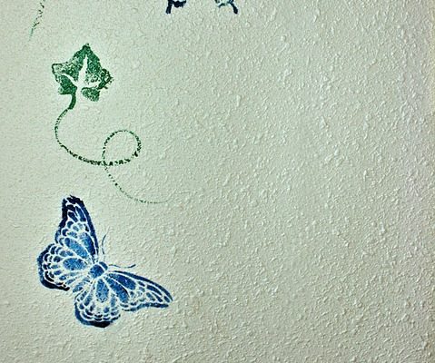 wall stencil painting