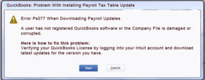 How To Identify And Fix QuickBooks Error Code PS077